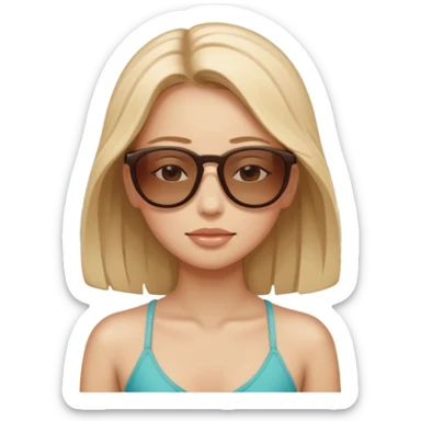 person dead with close eyes  in beach  show sand too sticker