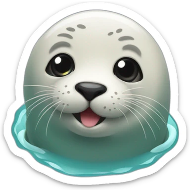 cute seal sticker