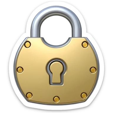 Unlocked mode : cadenas ouvert, grille d’items sans cadenas, ou symbole “créatif” (baguette/étoile). sticker
