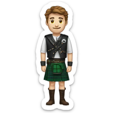 scottish-man-with-kilt sticker