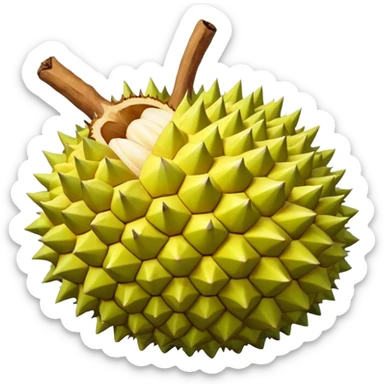 durian fruit sticker