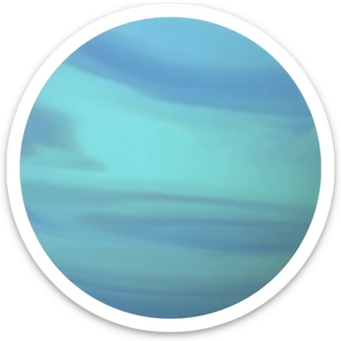 Uranus planet sticker