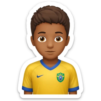 Brazilian boy sticker