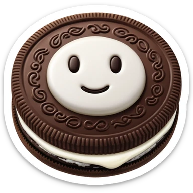 Oreo cookie sticker