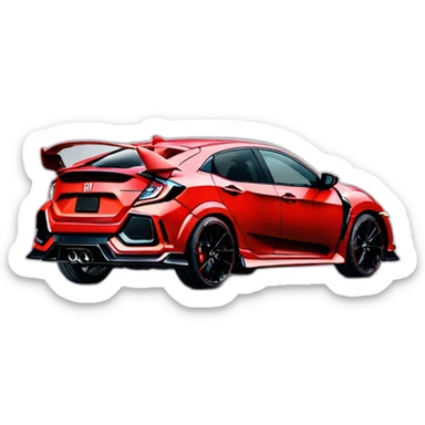 honda civic type r 2020 sticker