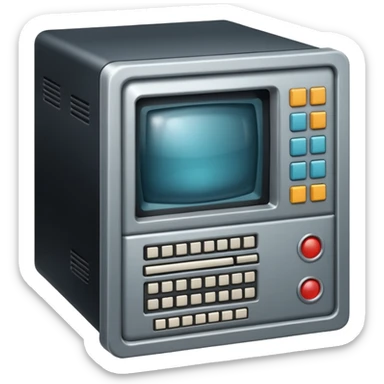 Early mainframe computer sticker