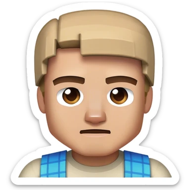 Steve from Minecraft sticker