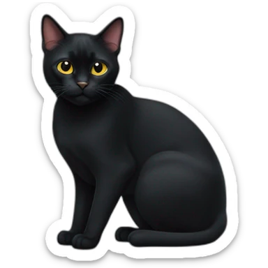 bombay cat sticker