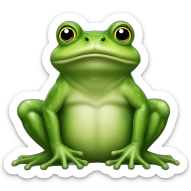 bullfrog sticker