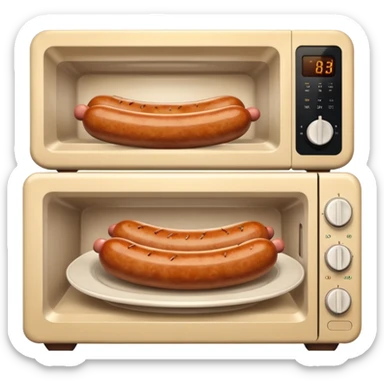 sausage microwave sticker