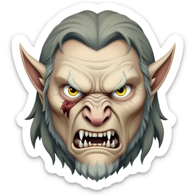 Fenrir Greyback in harry potter sticker