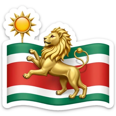 no just copy the persia flag from 100 years ago and just make it here sticker
