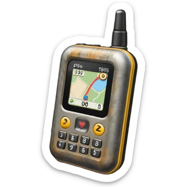 gps locater on west coast nz terrain sticker