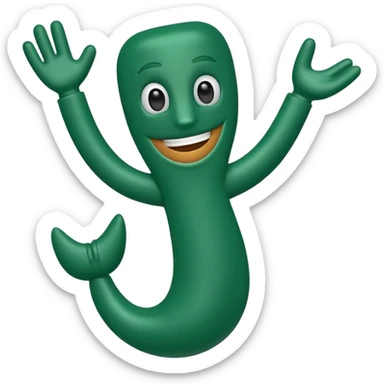 Gumby sticker
