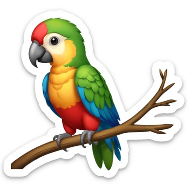 Parrot sticker