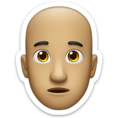 triste et inquiet sticker