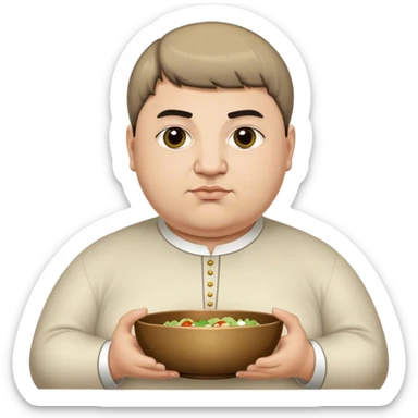 Fat Armenian oligarch with bowl haircut sticker