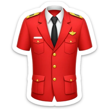 no dollar sign icon, professional representation symbol. No cash or money concept, a red uniform bar sticker