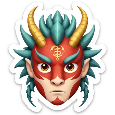Dai (dragon quest) forehead dragon symbol sticker