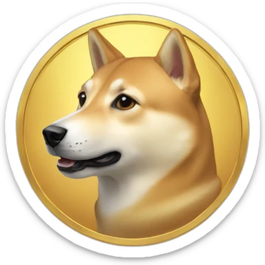 elon musk doge coin sticker