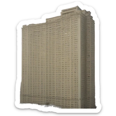 high-rise building in the USSR sticker
