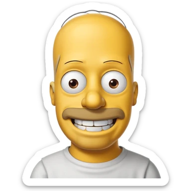 Homer simpson sticker