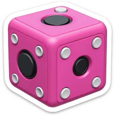 pink fidget cube sticker