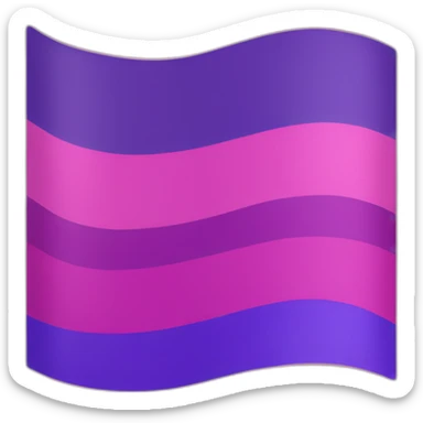 bisexual-flag sticker