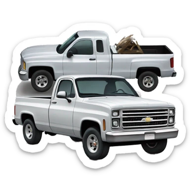 Chevy truck better then ford truck sticker