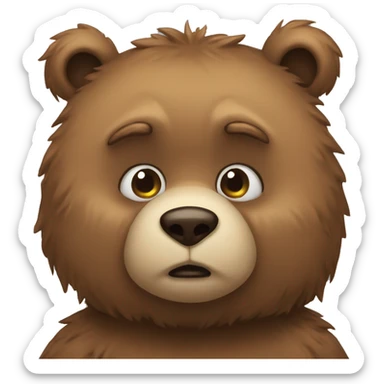 ignore bear sticker