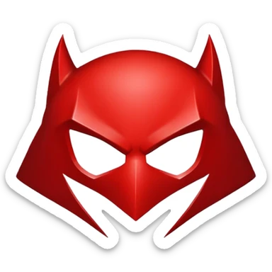 Red hood logo  sticker