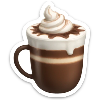 hot chocolate sticker