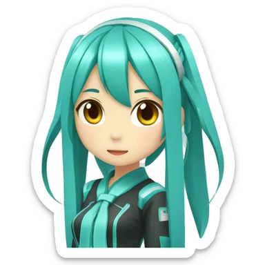 Miku salunando sticker
