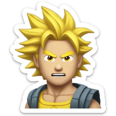 super sayan sticker
