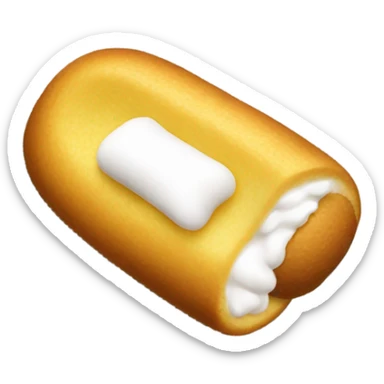 Twinkie with lots of cream  sticker