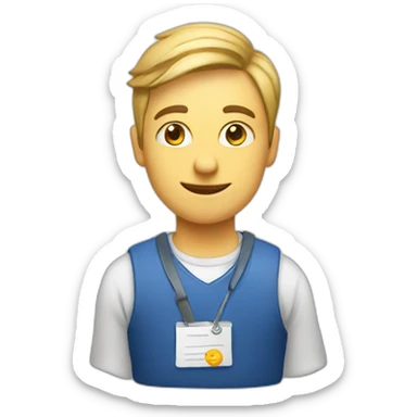 Registration, check in sticker