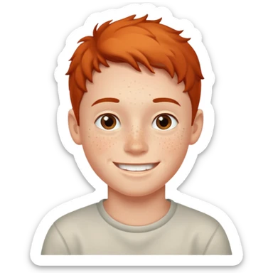 I shall go there later.  Boy sticker