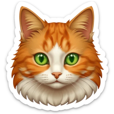 A european cat sticker