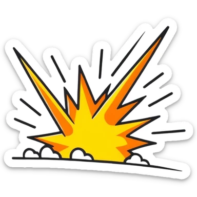Boom goes the dynamite  sticker
