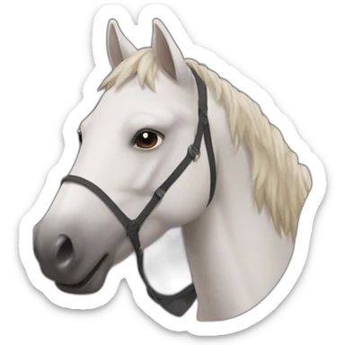 brad pit in horse sticker