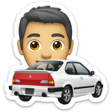 Honda-civic sticker