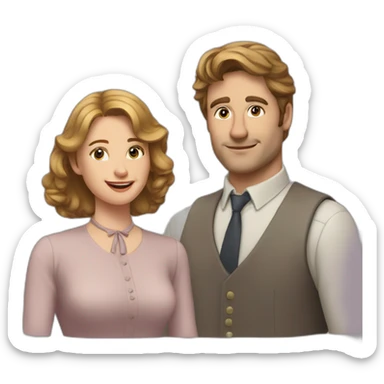 Anna smith et John Bates sticker