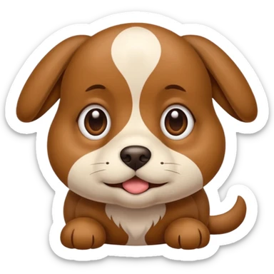 Um cachorro explodindo a mente sticker