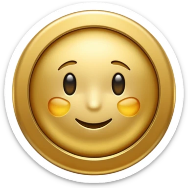 Gold made in gold buttom sticker