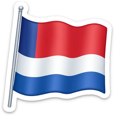 Generate a flag for france sticker