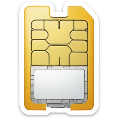 nano sim card sticker