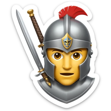 Emoji de iPhone de gladiador (a) sticker