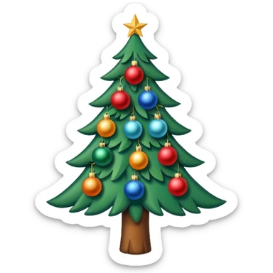 Ялинка на ній є кульки, на кожній з кульок по літері формується слово "LINKOS"
розмір 512х512 пікселів формат PNG sticker