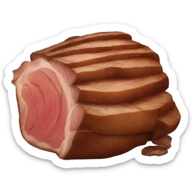 Roast beef sticker