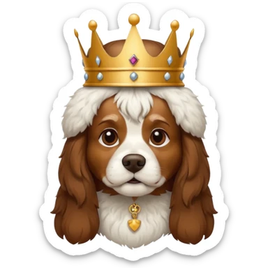 King charles Dog  sticker
